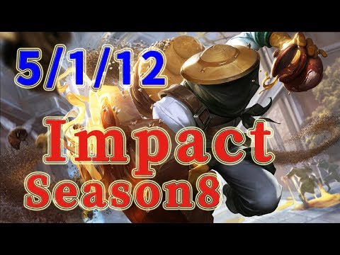 Team Liquid Impact Singed TOP vs Maokai Patch 8.7