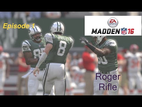 Roger Rifle (QB) Connected Career- Madden 16 - PS4 - Ep. 1