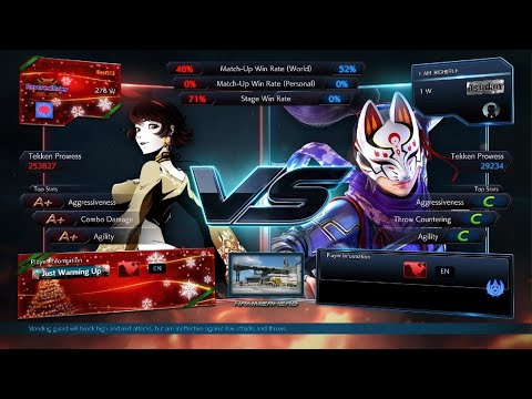 Heihachi VS Kasuya VS Jin VS Kunimitsu VS Josie Tekken online sessions Oct 2021