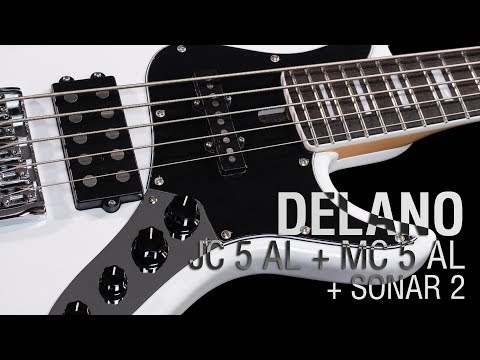 Delano JC 5 AL & MC 5 AL + Sonar 2 // Maruszczyk Elwood 5a 30" short scale
