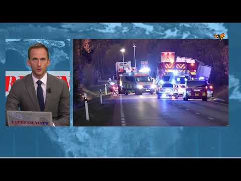 En man i 50-årsåldern avled efter en olycka mellan bil och lastbil