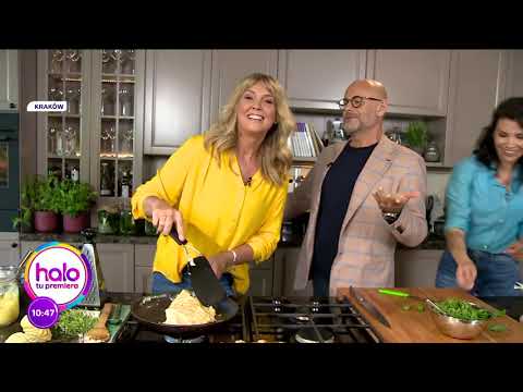 Ewa Wachowicz po raz pierwszy z mężem w kuchni w „Halo tu Polsat”