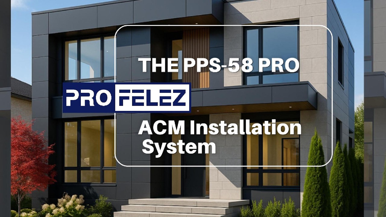 PPS-58 PRO ACM and Aluminum Panel Extrusion System Installation Video