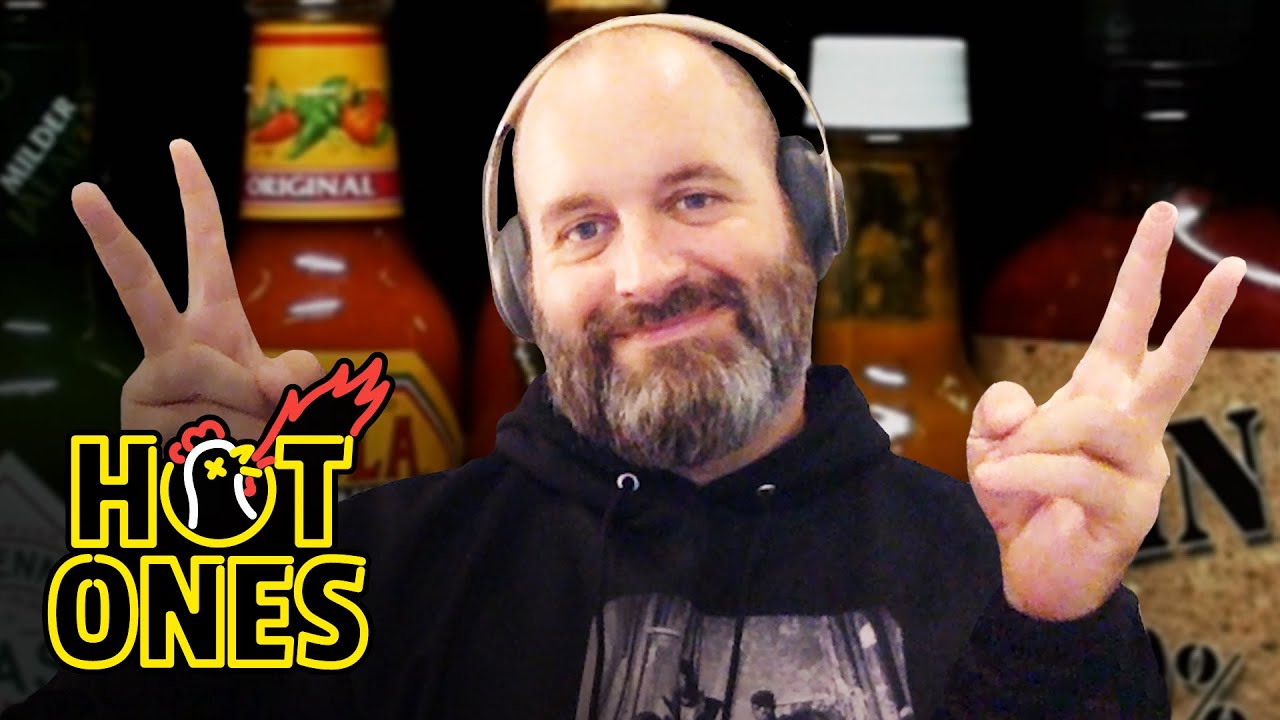 Tom Segura Keeps It High and Tight While Eating Spicy Wings | Hot Ones