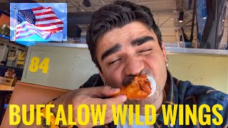 SPICIEST 🌶 Chicken WINGS at Buffalow wild wings in DALLAS , TEXAS| AMERICAN FOOD TOUR| Indianfoodie