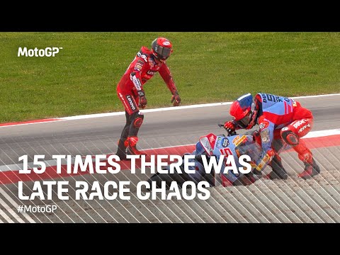 Big drama in the final laps! 😱 | #MotoGP