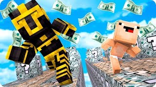 CARRERA DE LUCKY BLOCKS DE DINERO EN MINECRAFT 😱