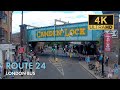 London Bus Ride Route 24 Double Decker 4K Virtual Tour