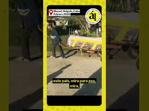 Colapso de los servicios funerarios: UN CADÁVER EN UNA CARRETILLA