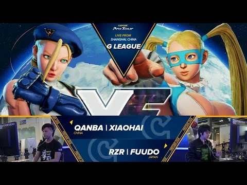SFV: Qanba | Xiaohai vs RZR | Fuudo - G-League 2016 Top 8  - CPT 2016
