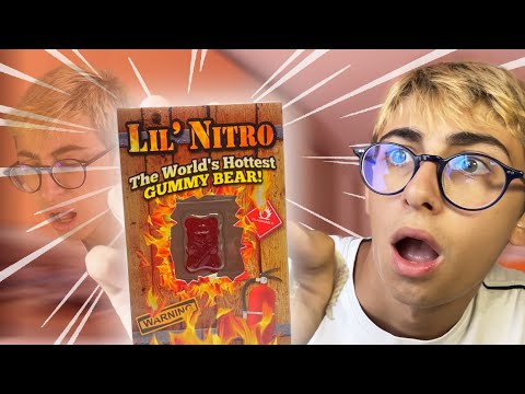 I eat THE HOTTEST GUMMY BEAR IN THE WORLD!
