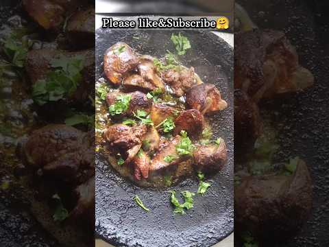 Simple Chicken Liver Fry Recipe#shorts #youtubeshorts