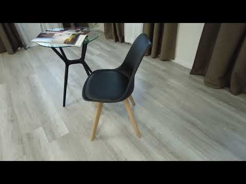 Кухонный стул TULIP (mod. 73-1) 47,5х55х80 черный арт.20187 в Магадане - видео 9