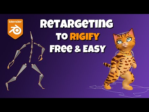 [Blender] Retargeting to Rigify using Rokoko (Free & Easy!)