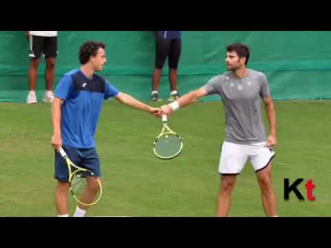 Italian team practice session ahead of Davis Cup match against India in Kolkata