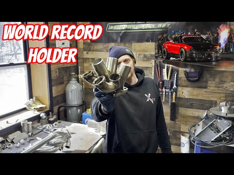 Beginning a New Exhaust Manifold for Boostin Performance's RECORD SETTING Red Demon DSM