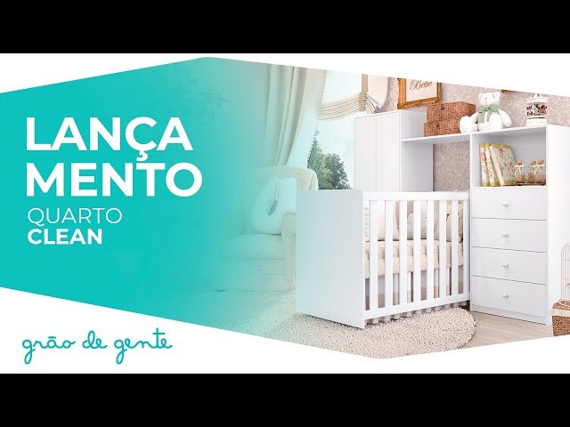 Quarto de Bebê Clean - Grão de Gente