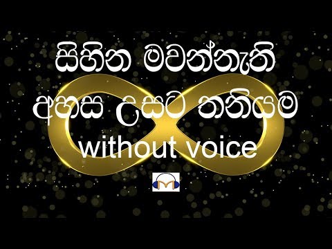 Ananthayata Yanawamai Karaoke Senaka Batagoda (without voice)