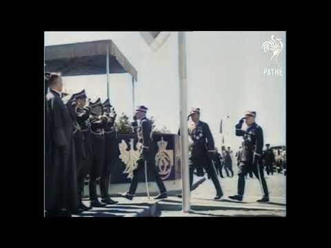 Vizita Regelui Carol al II-lea in Polonia (1938) [COLOR]