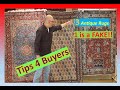 Real Vs FAKE Old Persian Rugs 2 Carpets Are Old Antique 1 Is NOT