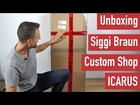 Siggi Braun Custom Shop ICARUS Unboxing - ENDLICH!