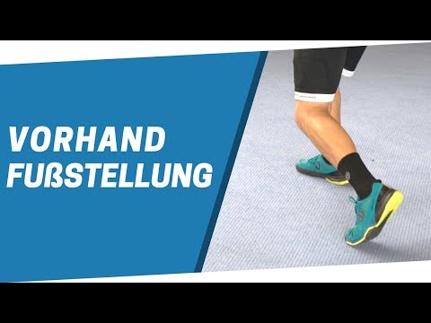 Tennis Vorhand Fußstellung: So stehst du richtig