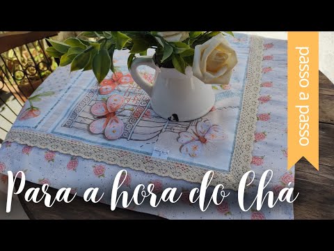 STEP BY STEP FOR BEGINNERS | Shabby Chic Tea Towel