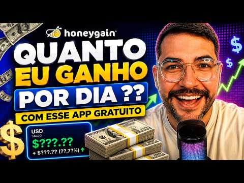 QUANTO EU GANHEI POR DIA NESSE APLICATIVO | HONEYGAIN