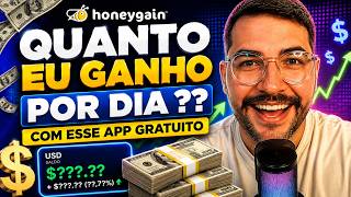 QUANTO EU GANHEI POR DIA NESSE APLICATIVO | HONEYGAIN