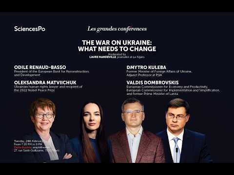 Grande Conférence: “The War on Ukraine: What Needs to Change?”