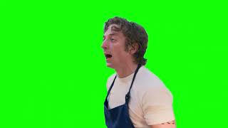 The Bear Carmy "shut the f＊ck up!" green screen