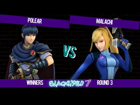 Blacklisted 7 WR3 - polear (Marth) vs Malachi (Zero Suit Samus)