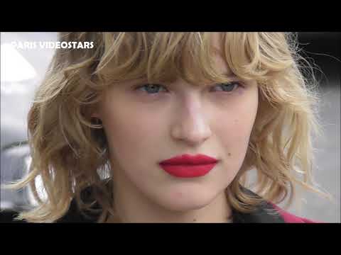 Top model Aivita MUZE after show Hermès @ Paris Fashion Week 3 october 2020