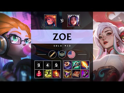 Zoe Mid vs Irelia - NA Challenger Patch 25.14