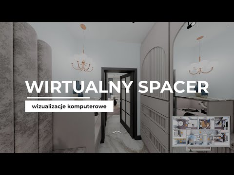 Wirtualny spacer wizualizacja komputerowa wnętrz nieruchomości