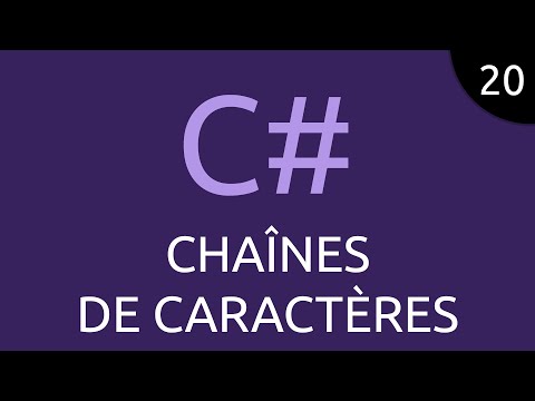 CSharp 20 chaînes de caractères