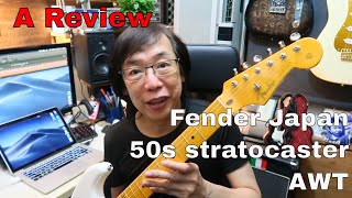 Video thumbnail for Fender Japan Traditional '50s Stratocaster Arctic White . A review by Jon is just TOO LouD!!