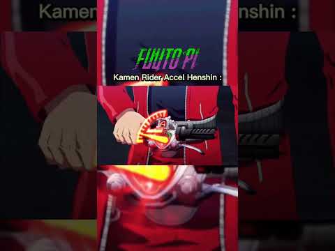 Kamen rider Accel Henshin #kamenrider #kamenriderw #kamenrideraccel #supersentai #anime #manga #yes