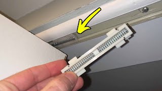 How to Replace & Install Bi-fold Door Slider Guide on a Closet Track