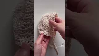 Crocheting for my new baby! Free pattern: Rose Bonnet by Sweet Softies