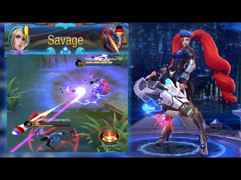 The Most Aggressive Layla #Savage Build & Emblem Set | Mobile Legends: Bang Bang