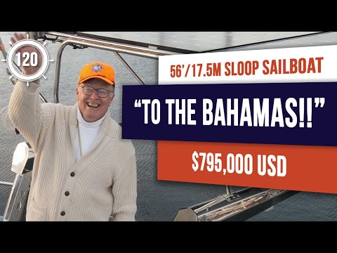 $795,000 GO TO THE BAHAMAS!! Oyster 56 BLUEWATER sailboat for sale EP120 #sailboattour