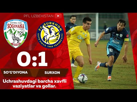 SO‘G‘DIYONA 0:1 SURXON  Coca-Cola Superliga. 22-tur