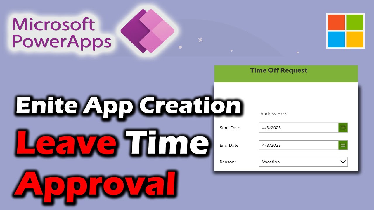 Leave Time-Off App in Under 30 Minutes using Teams / Power Automate / Power Apps