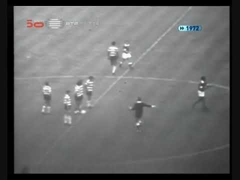 Eusébio marca golo da vitória na final da Taça de 71/72