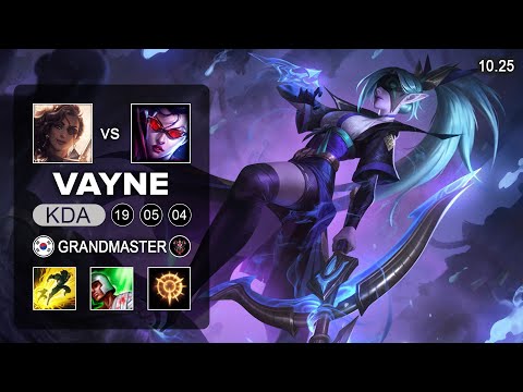 Vayne Bot vs Samira - KR Grandmaster Patch 10.25