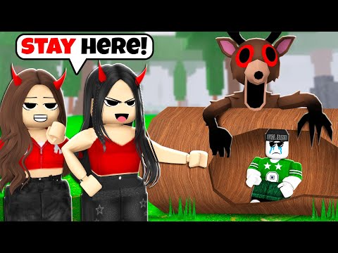 SCARY Girls Make Me Survive In a LOG.. So I Got REVENGE! (99 Nights In The Forest)