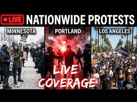 LOS ANGELES MINNESOTA PORTLAND ICE PROTESTS  Multi-Cam  01-25-2026
