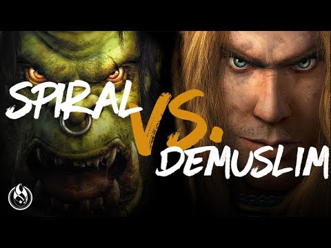 WC3 Fight Night: DeMusliM (HU) vs. Spiral (Orc) w/Grubby & Kendric - Warcraft 3 Gameplay