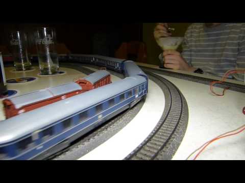 16. Stummi-Treff WN,  34 - Vier Züge auf drei Gleisen in Fahrt